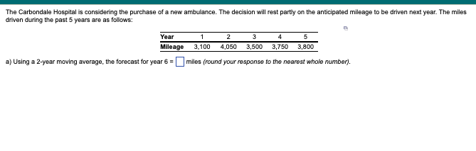 Please help a) Assuming an initial forecast for
