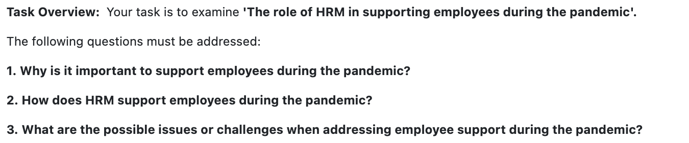 1500 words Required sources: Human Resource