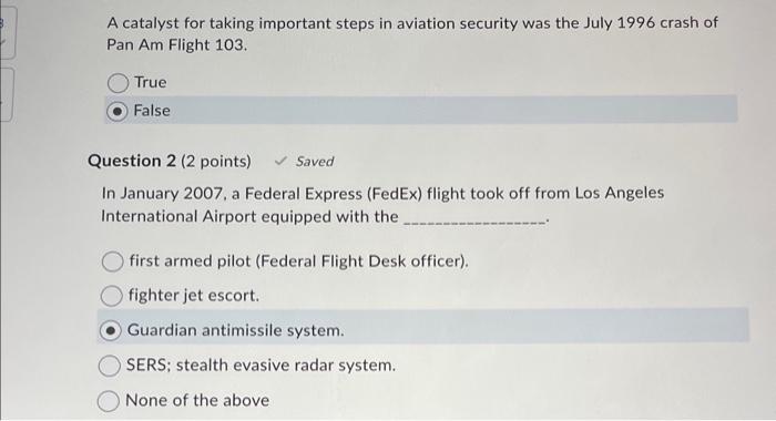 True or False: American Airlines Flight was