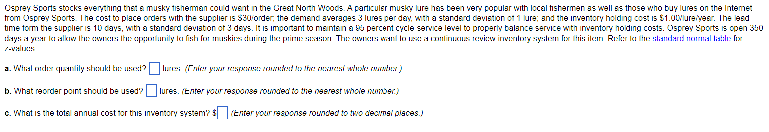 Osprey Sports stocks everything that a musky