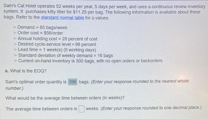 please and thank you! Sam's Cat Hotel operates 52