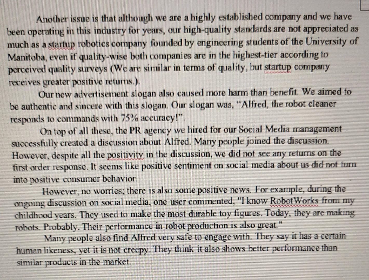 subject: Marketing please solve question 8 for me