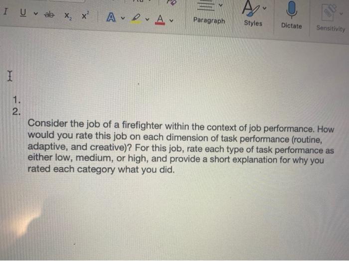 please answer = I U rab x x Ao. Au Ar Paragraph
