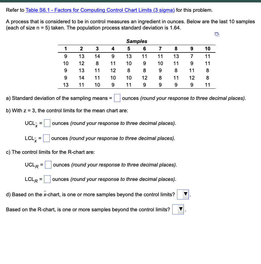 A process that is considered to be in control