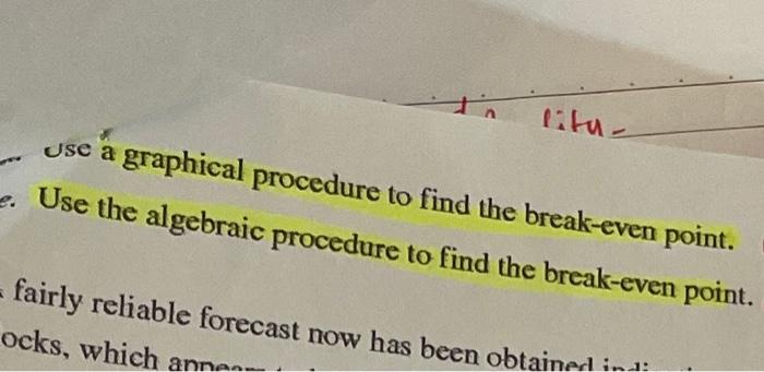 answer letter E with formula please Page Case 1-1