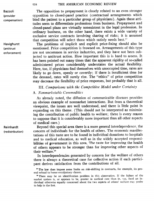 1) Read Arrow (Arrow, K. J. 2001 [1963].