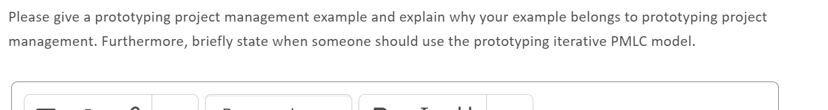 Please give a prototyping project management