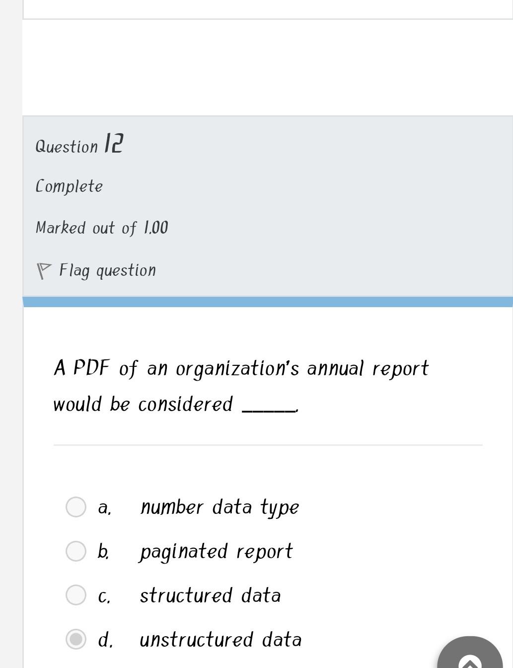 Data that fits neatly into tables with fields and