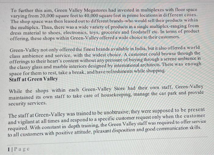 Green Valley Megastores On March 31, 2008, Ms.