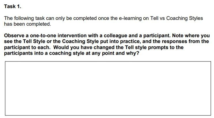 Task 1. The following task can only be completed