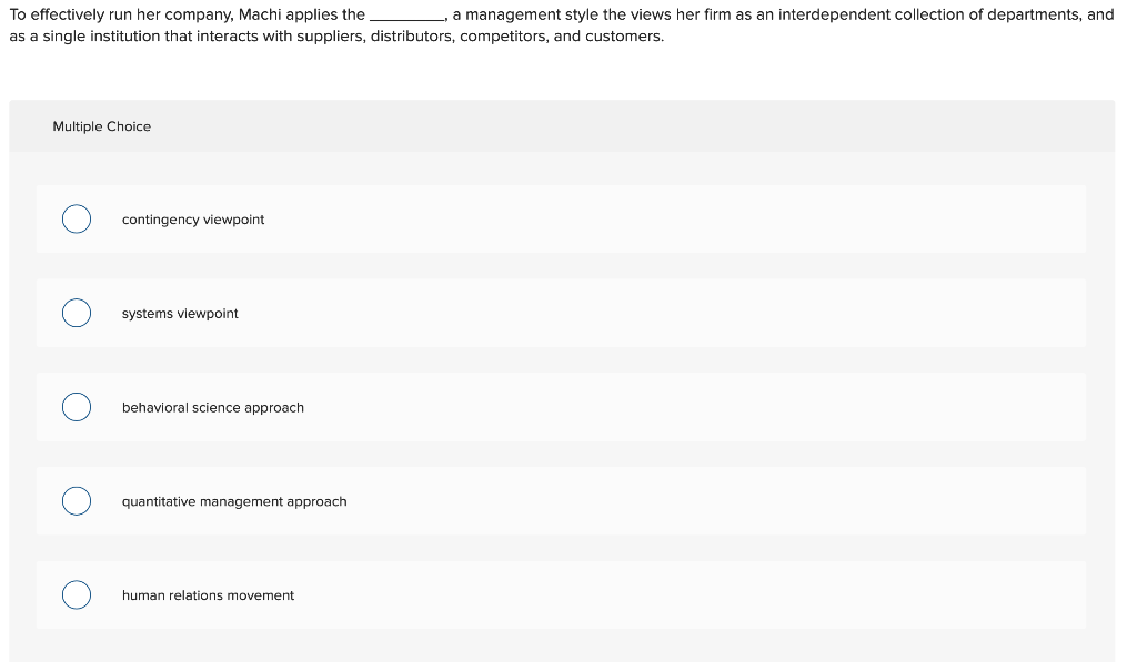 To effectively run her company, Machi applies the