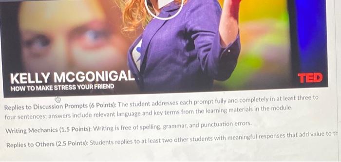 Directions: Review Kelly McGonigal's famous