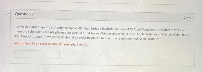 It is week 1 and there are currently 98 Apple