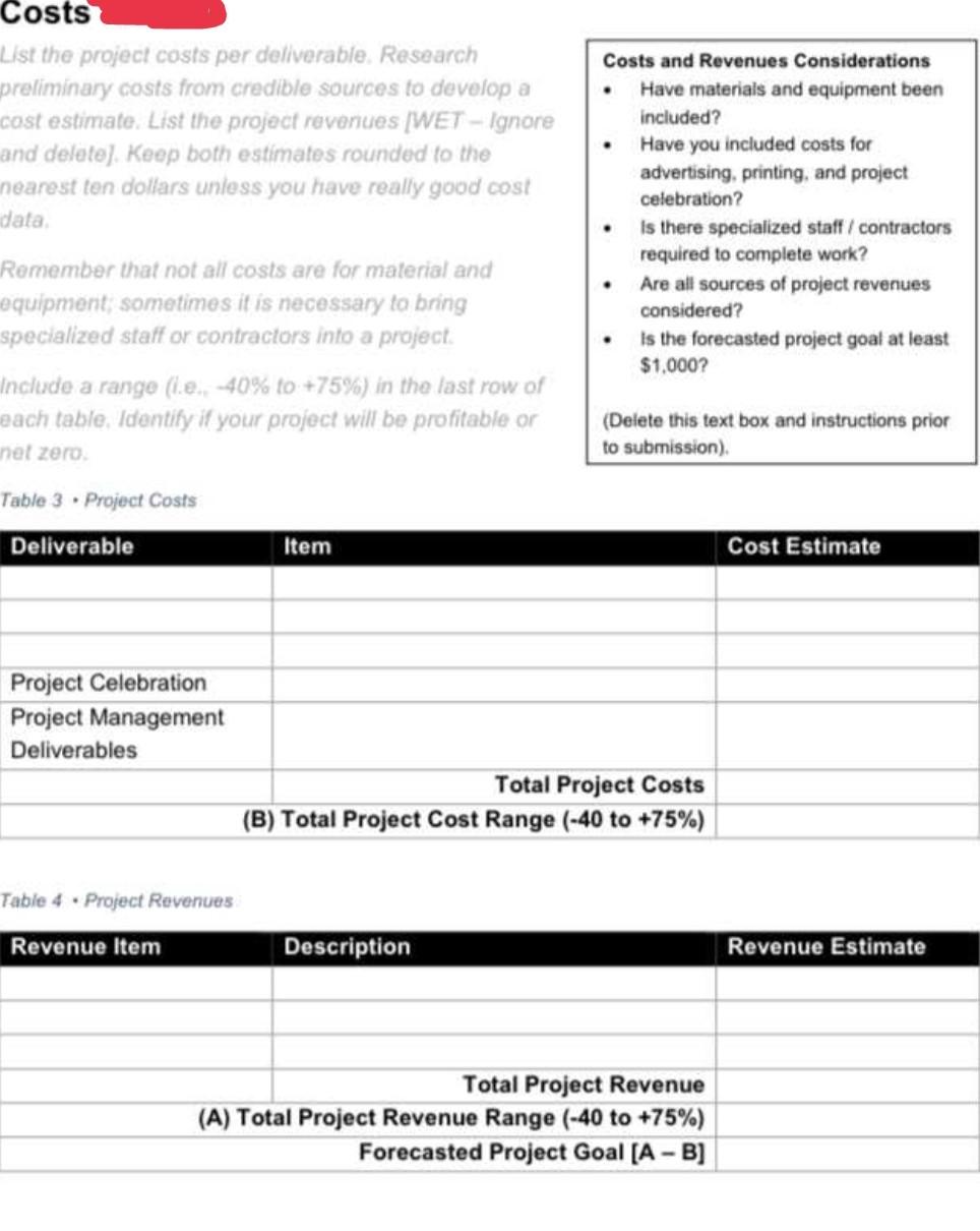 my assignment is about the cost use in organizing