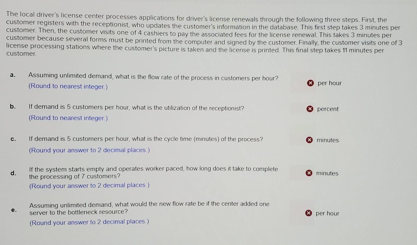 The local driver's license center processes