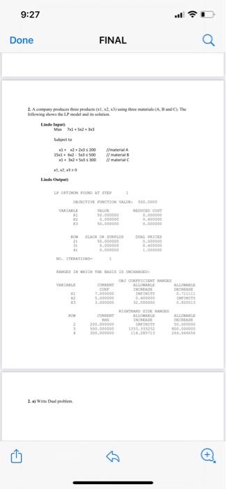 please do this whole question correct