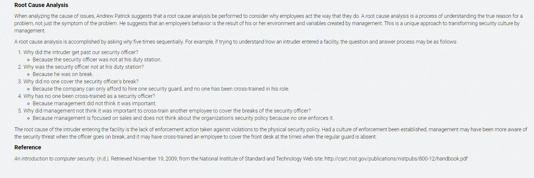 The project is going well so far, and the