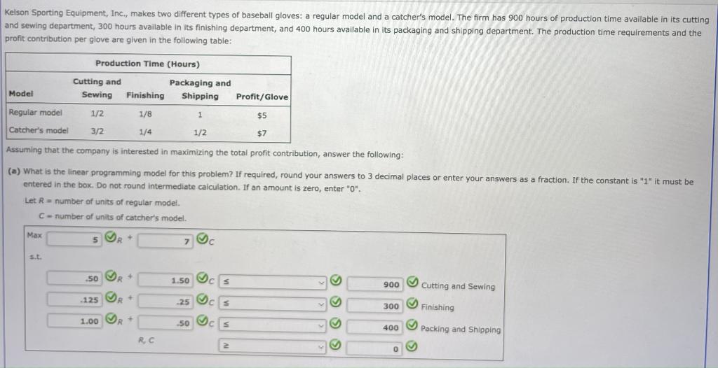 Kelson Sporting Equipment, Inc., makes two