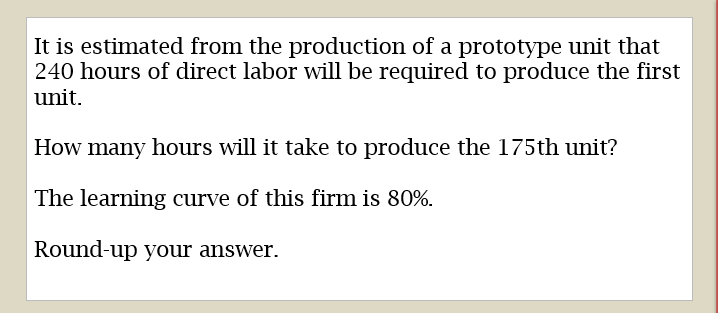 It is estimated from the production of a