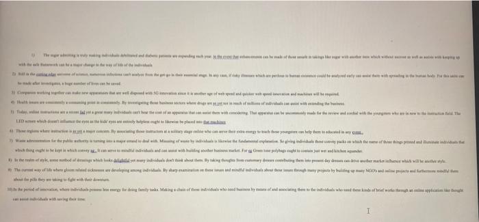 Subject :- Entrepreneurship Choose any one topic