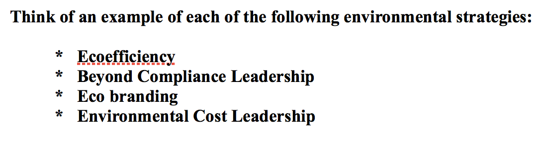 Explain as well please Think of an example of