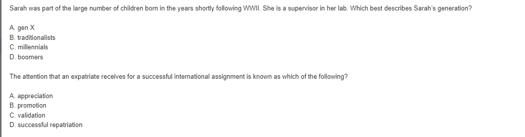 please help, I will upvote! Sarah was part of the