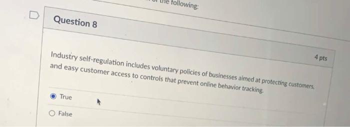 D Question 7 4 pts What do you call the active