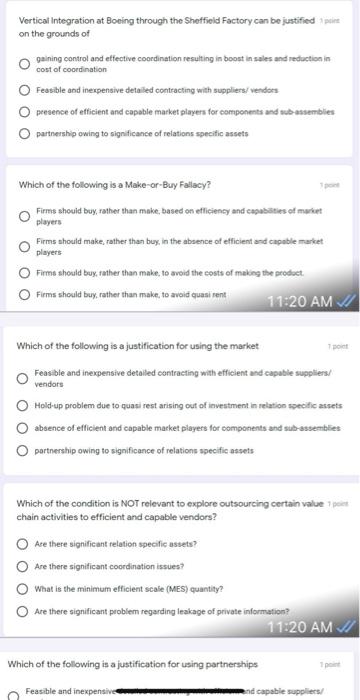 Vertical Integration at Boeing through the