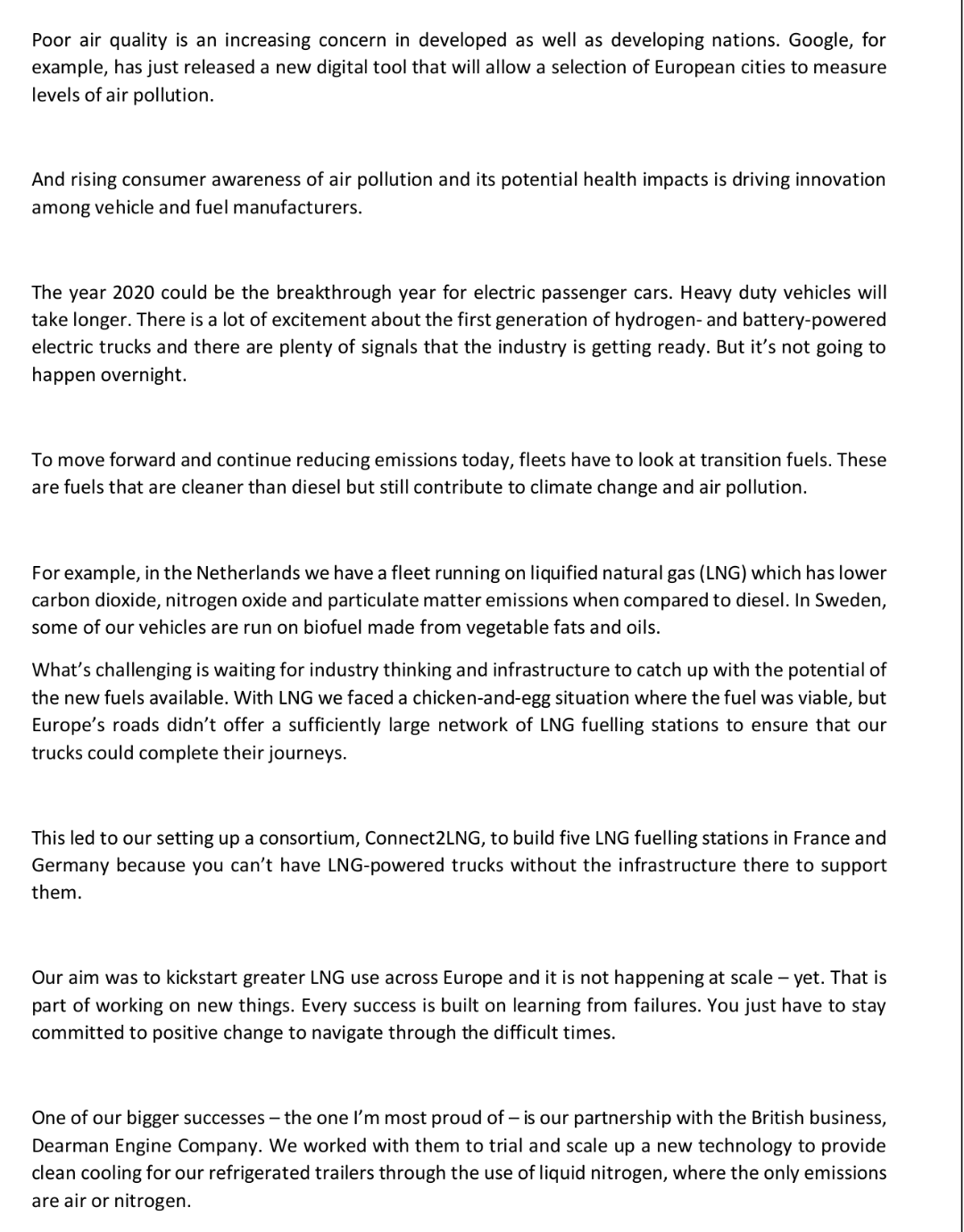 Supply chain management diclaimer: The