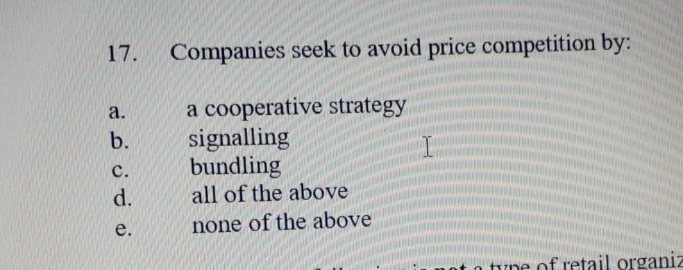 subject- marketing concept question 16 question