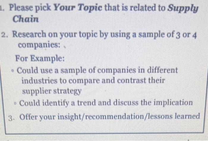 please ise your own words in this topic and at