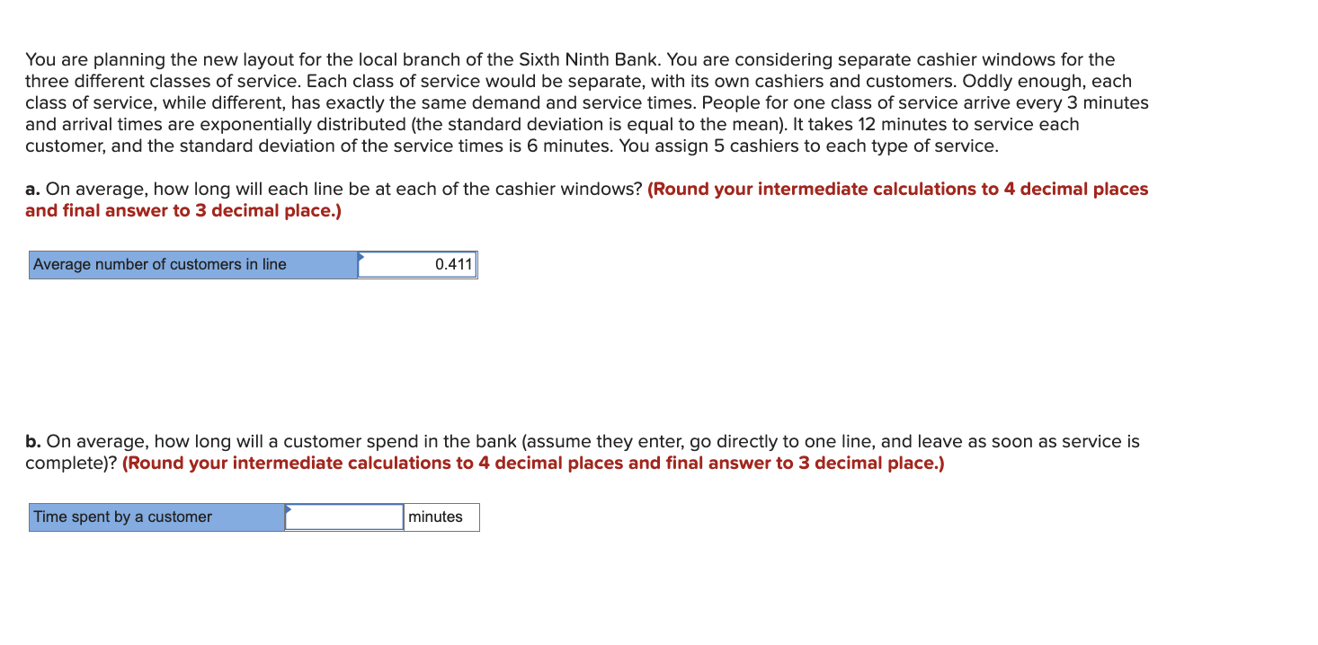 You are planning the new layout for the local