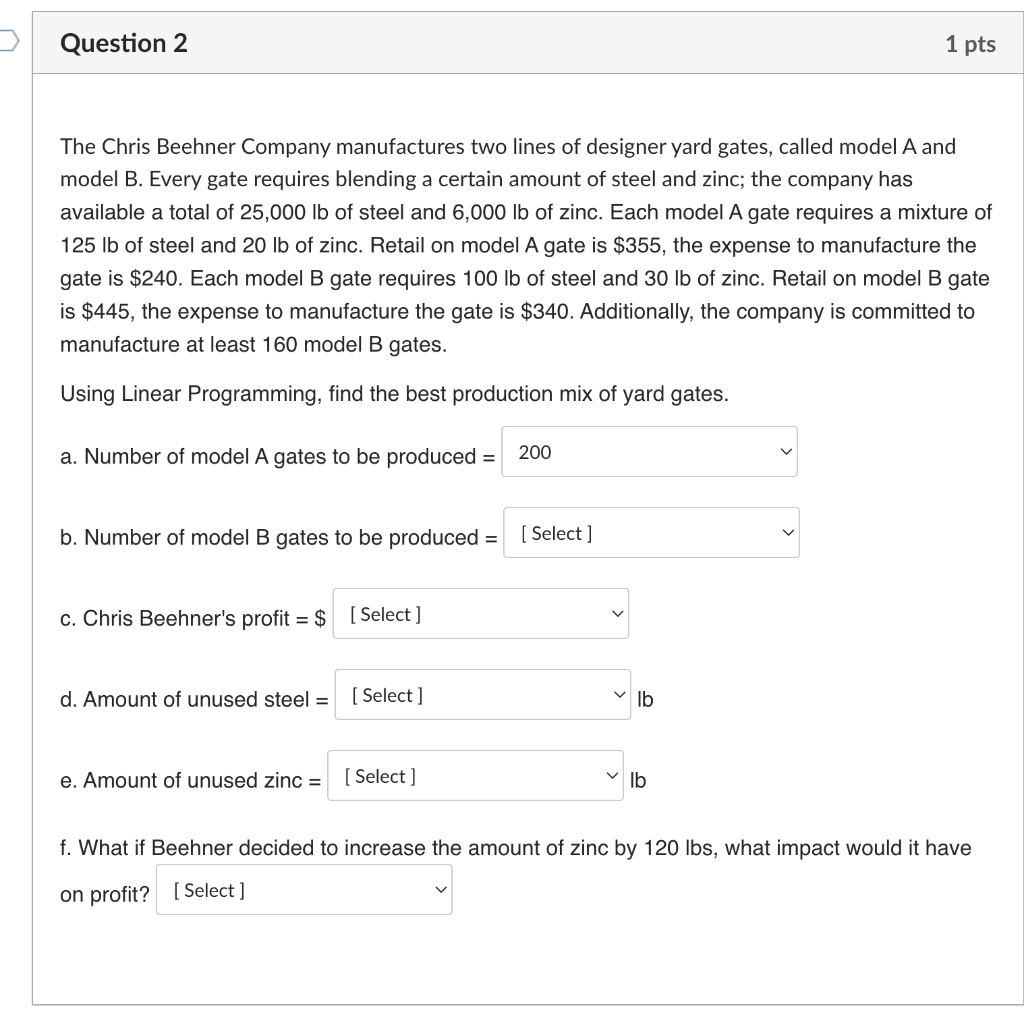 The Chris Beehner Company manufactures two lines