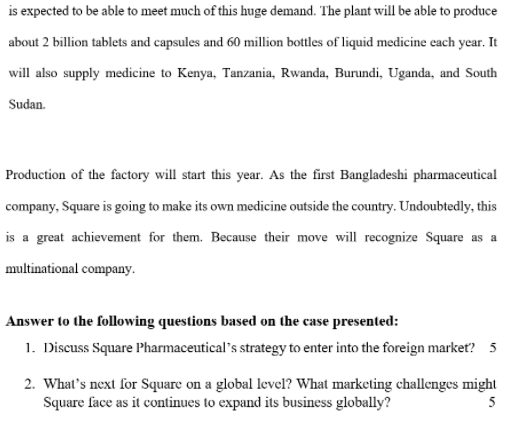 Please try to answer within 10 min. Case Study