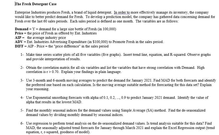 The Fresh Detergent Case Enterprise Industries