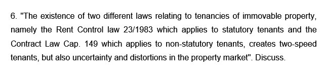 6. "The existence of two different laws relating