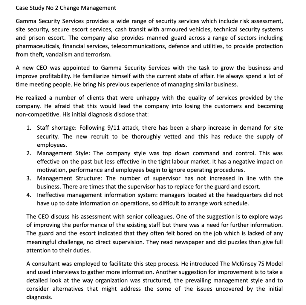 Individual Assignment a. What are the main step