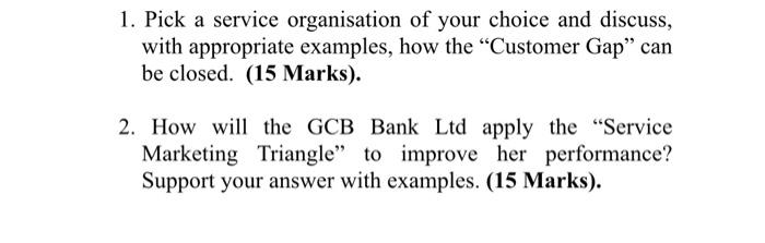 1. Pick a service organisation of your choice and