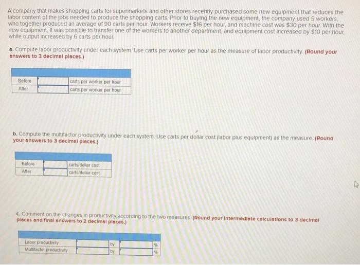 A company that makes shopping carts for