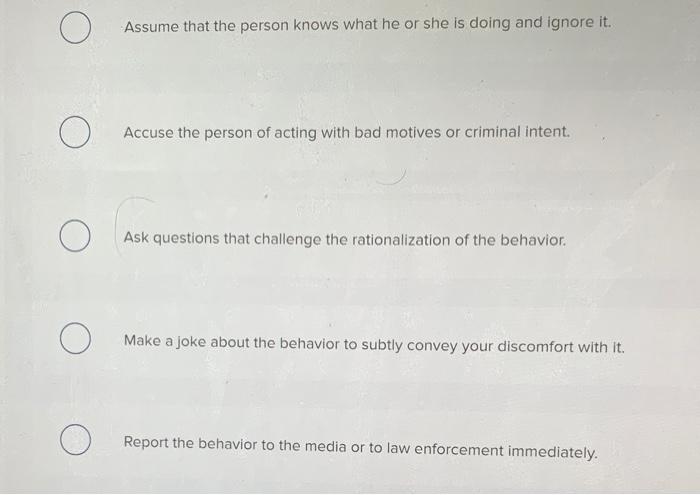 What should you do if you observe unethical