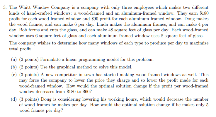 ANSWER ASAP WITH COMPLETE SOLUTION 3. The Whitt