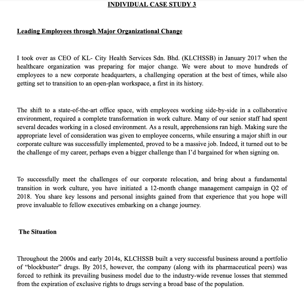 Please form discussions for the following key