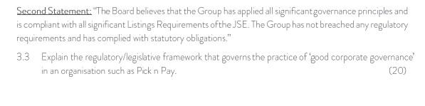 Question 3 [40] Weare all familiar with the Pick