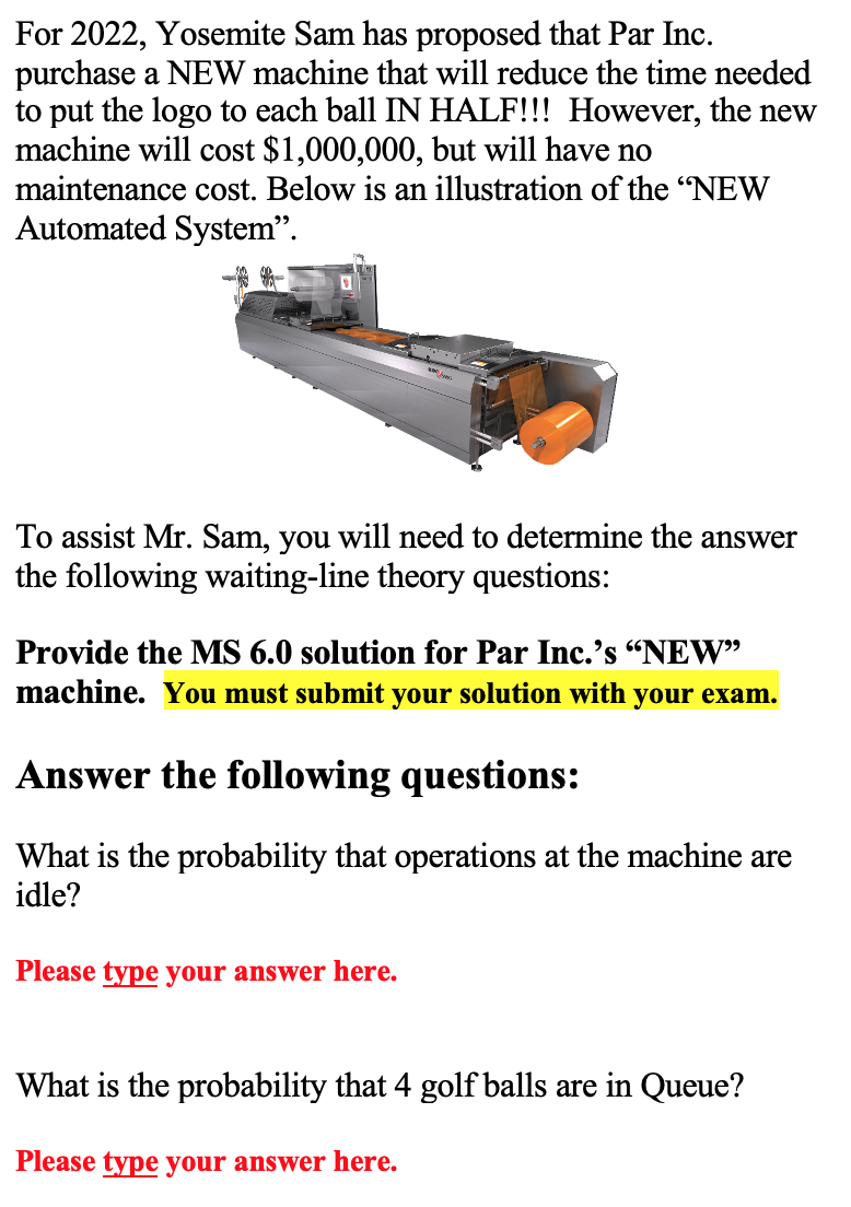 QUESTION #4 - 50 Points In 2021, Par Inc. used
