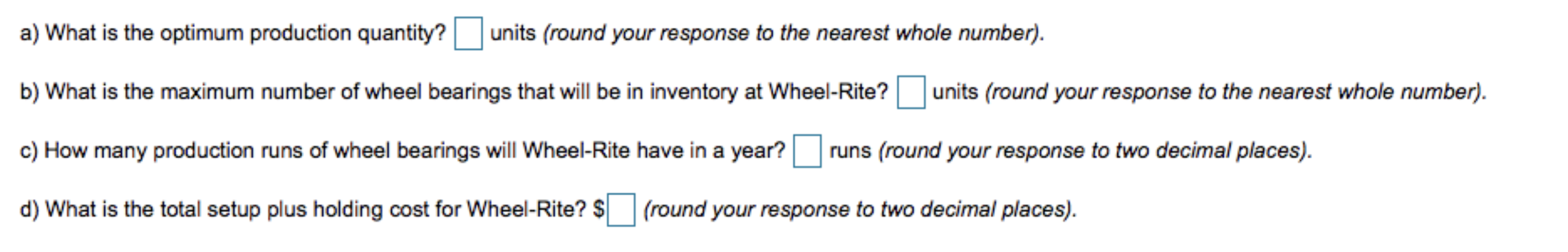 manufacturer and requires that 46 bearings be