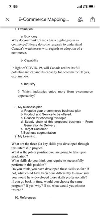 please add tables , charts or another tools 7:45