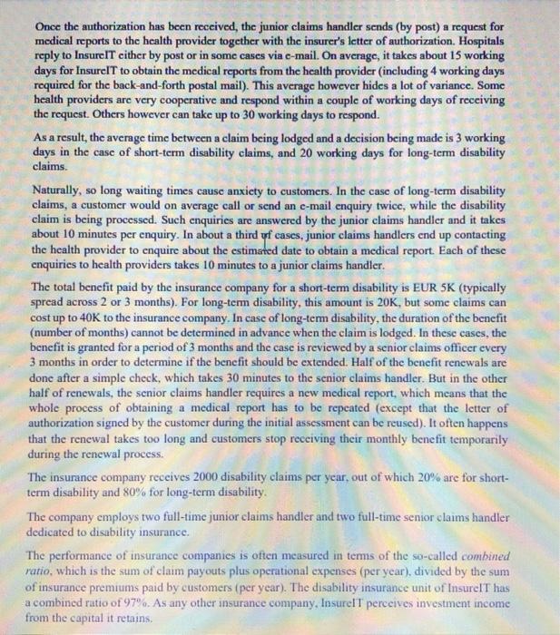 please solve the following Business processes 1-