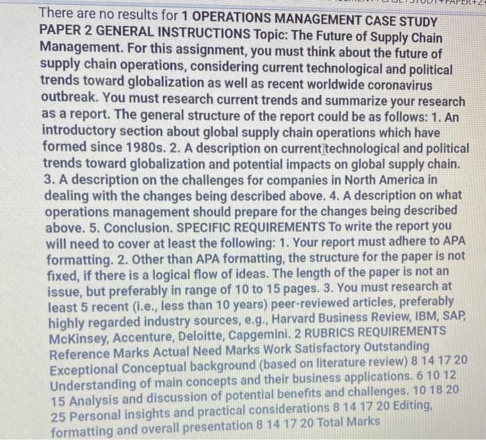 There are no results for 1 OPERATIONS MANAGEMENT