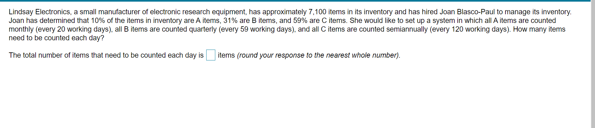 Lindsay Electronics, a small manufacturer of