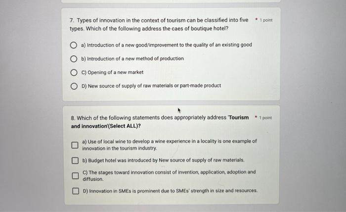 please answer 1 to 8 questions answer please